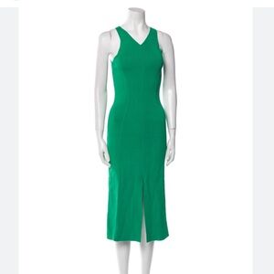 🚨 SUPER SALE 🚨 Caroline Constas Vibrant Green Midi Dress